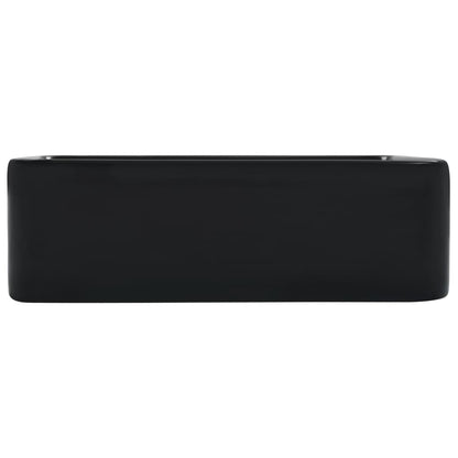 Berkfield Wash Basin 40x30x13 cm Ceramic Black