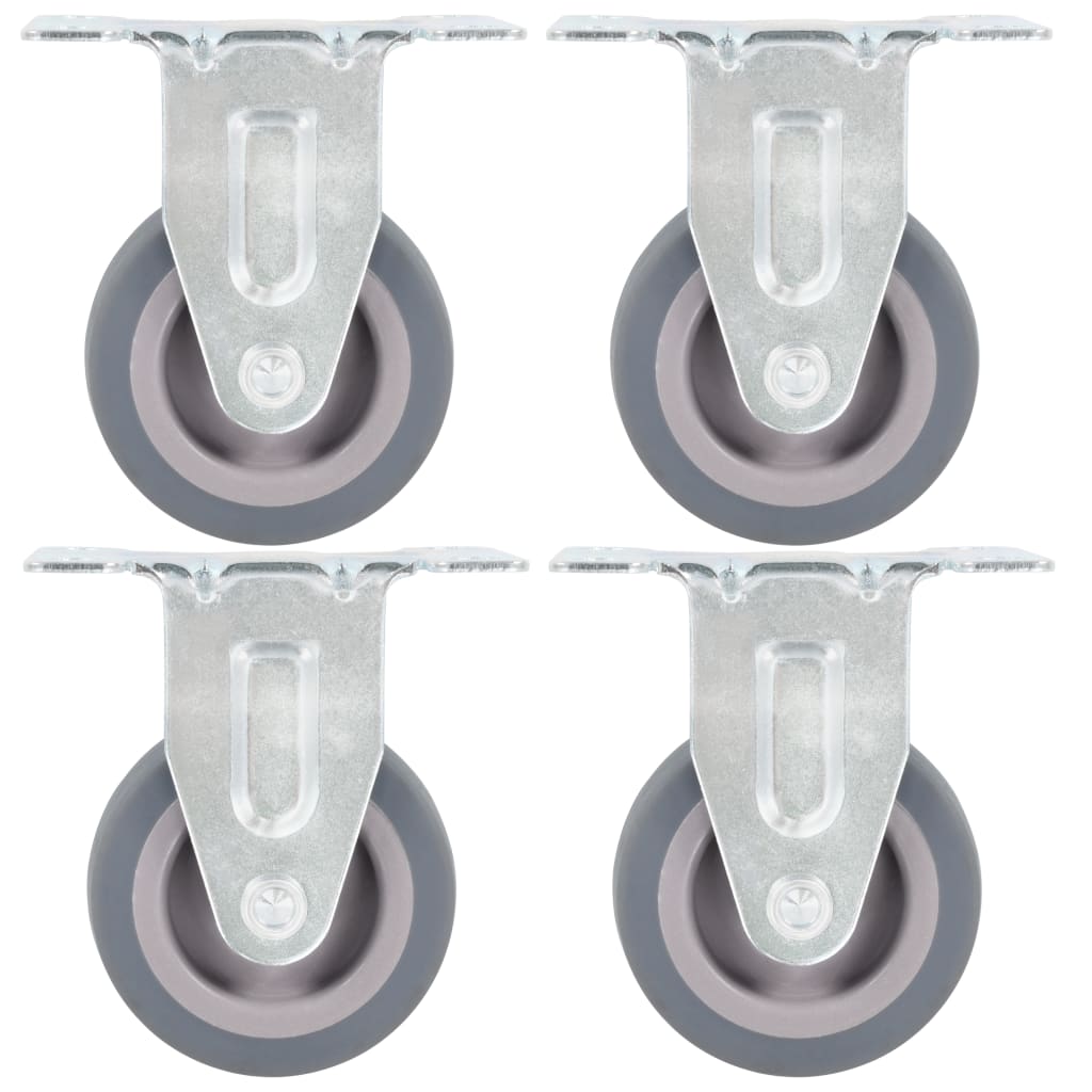 Berkfield Fixed Casters 4 pcs 50 mm