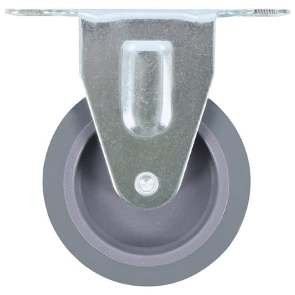 Berkfield Fixed Casters 4 pcs 75 mm