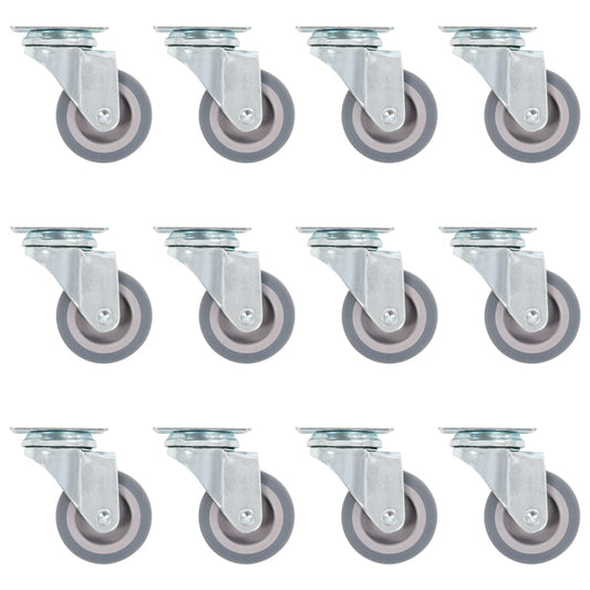 Berkfield Swivel Casters 12 pcs 50 mm