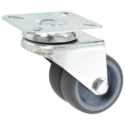 Berkfield Twin-wheel Swivel Casters 4 pcs 50 mm