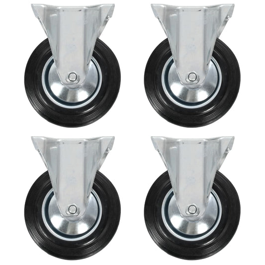 Berkfield Fixed Casters 4 pcs 160 mm