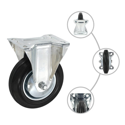 Berkfield Fixed Casters 4 pcs 160 mm