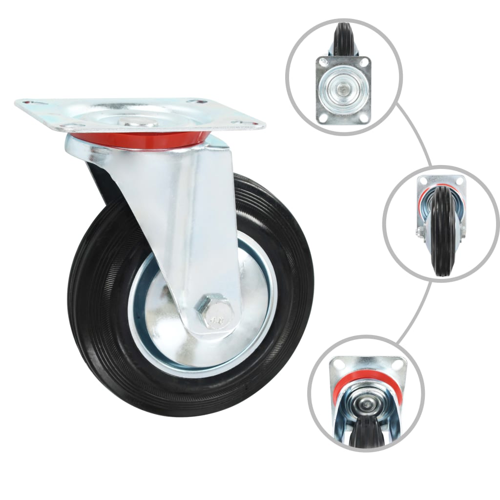 Berkfield Swivel Casters 4 pcs 160 mm