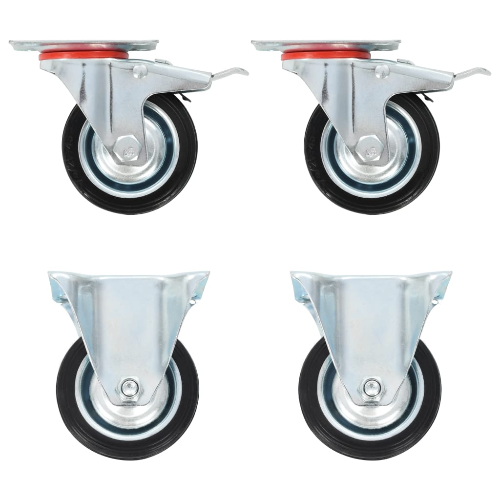 Berkfield Casters 4 pcs 75 mm