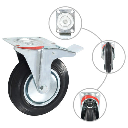 Berkfield Casters 4 pcs 200 mm