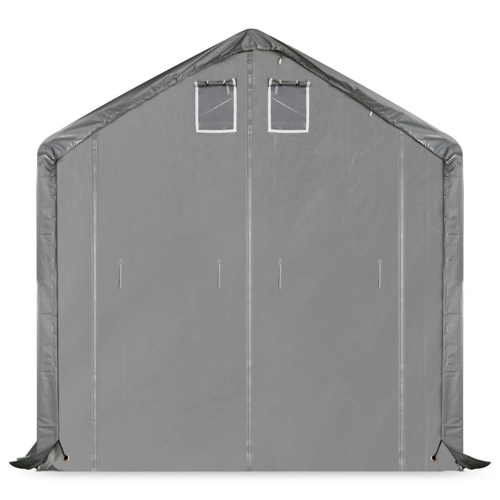 Berkfield Storage Tent Fabric PVC 3x6 m Grey