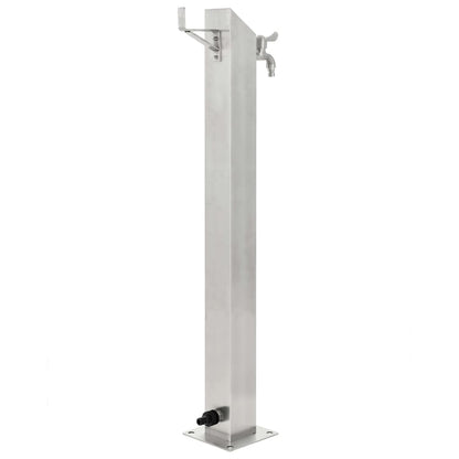 Berkfield Garden Water Column Stainless Steel Square 95 cm
