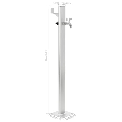 Berkfield Garden Water Column Aluminium 95 cm