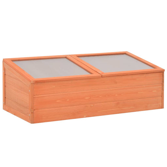 Berkfield Greenhouse Wood 100x50x34 cm