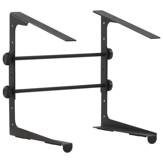 Berkfield Laptop Stand Black 30.5x28x(24.5-37.5) cm Steel