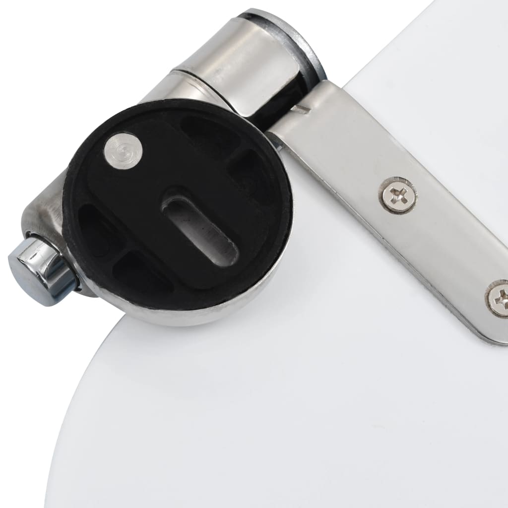 Berkfield WC Toilet Seat with Soft Close Lid MDF Starfish Design