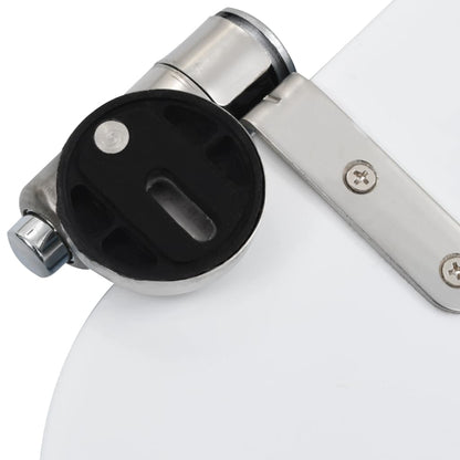 Berkfield WC Toilet Seat with Soft Close Lid MDF Starfish Design