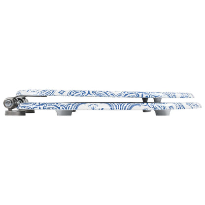 Berkfield WC Toilet Seat with Soft Close Lid MDF Porcelain Design