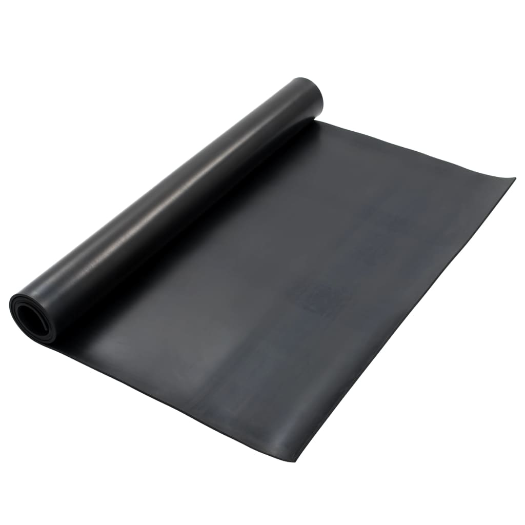 Berkfield Floor Mat Anti-Slip Rubber 1.2x2 m 6 mm Smooth
