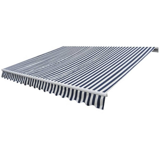 Berkfield Folding Awning Manual Operated 300 cm Blue/White