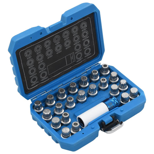 Berkfield 23 Piece Rim Lock Socket Set for VAG