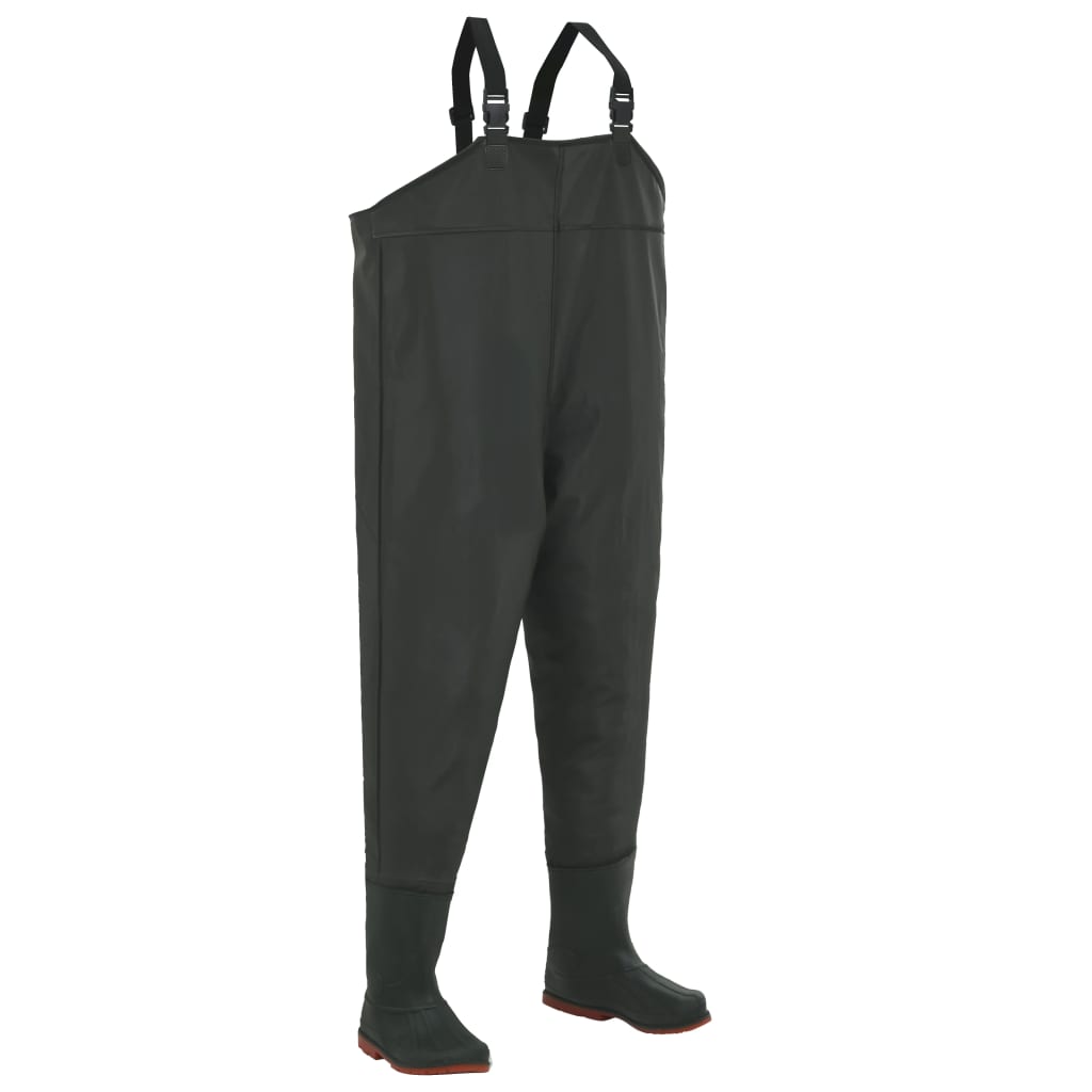 Berkfield Wading Pants with Boots Green Size 38