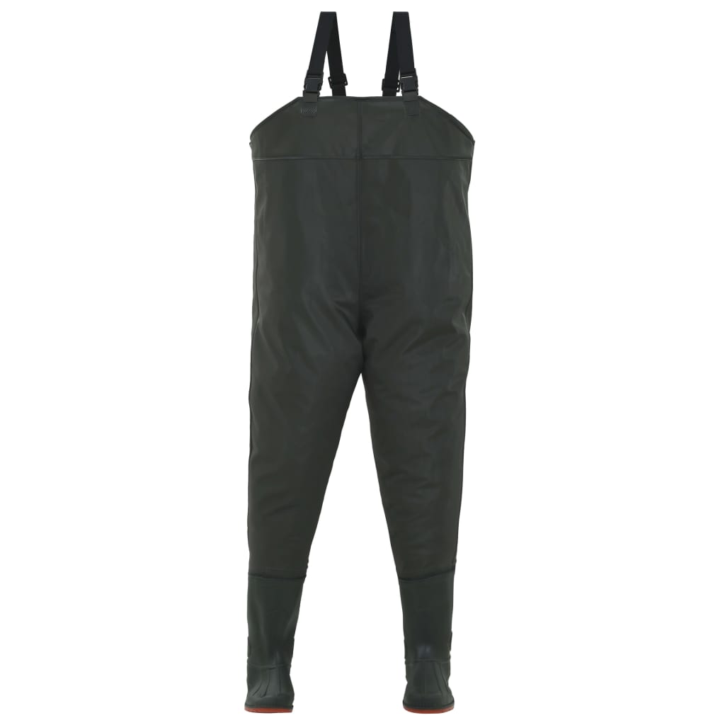 Berkfield Wading Pants with Boots Green Size 38