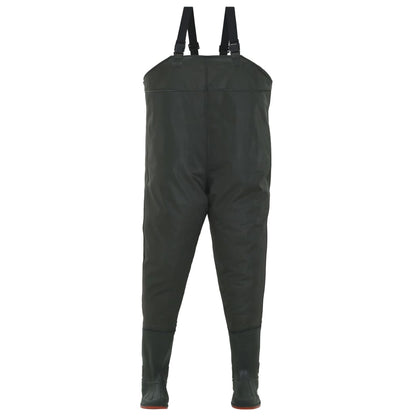 Berkfield Wading Pants with Boots Green Size 38