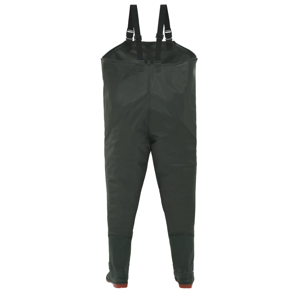 Berkfield Wading Pants with Boots Green Size 38