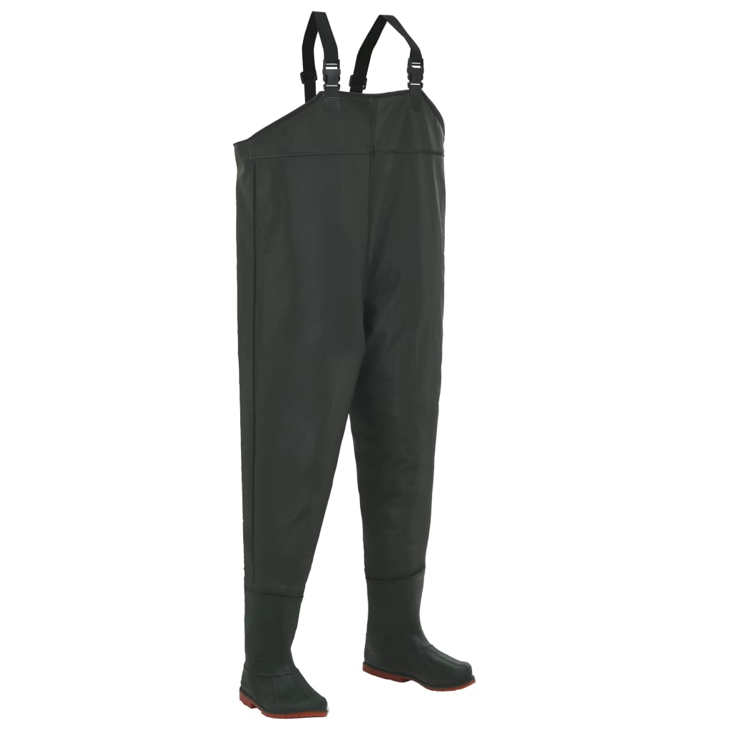 Berkfield Wading Pants with Boots Green Size 40