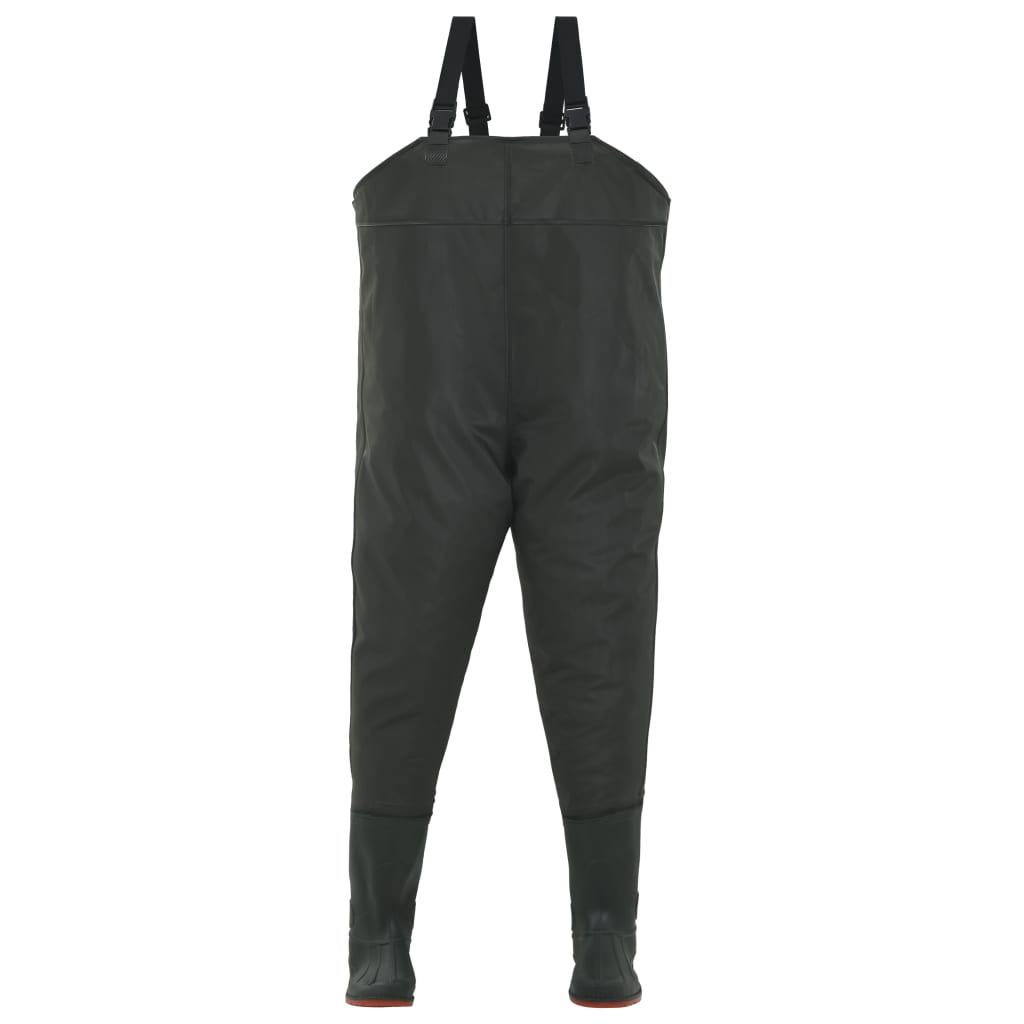 Berkfield Wading Pants with Boots Green Size 43