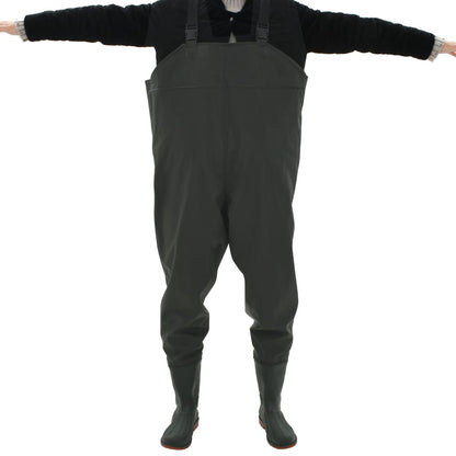 Berkfield Wading Pants with Boots Green Size 43