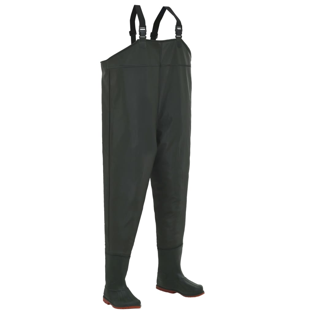 Berkfield Wading Pants with Boots Green Size 46