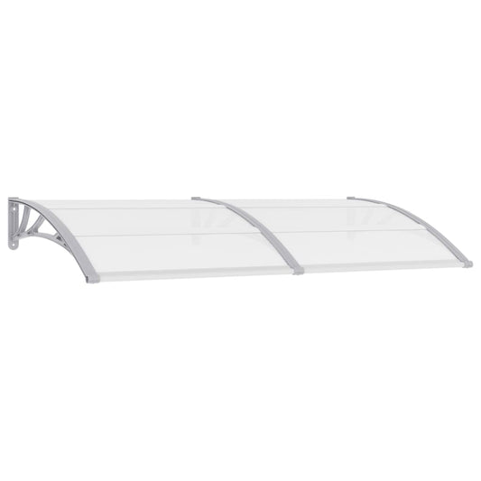 Berkfield Door Canopy Grey 200x100 cm PC