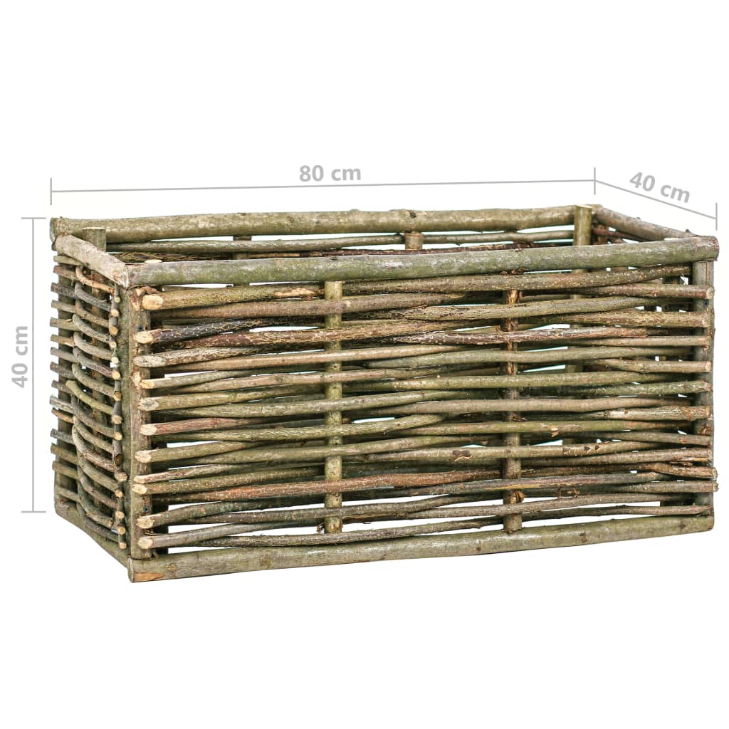 Berkfield Raised Garden Raised Bed 80x40x40 cm Hazel Wood