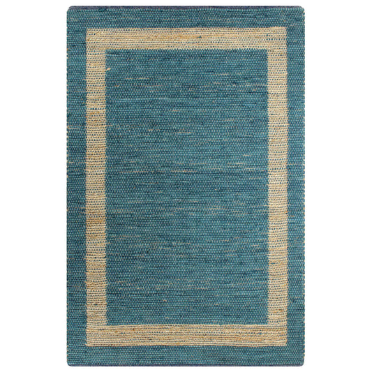 Berkfield Handmade Rug Jute Blue 80x160 cm