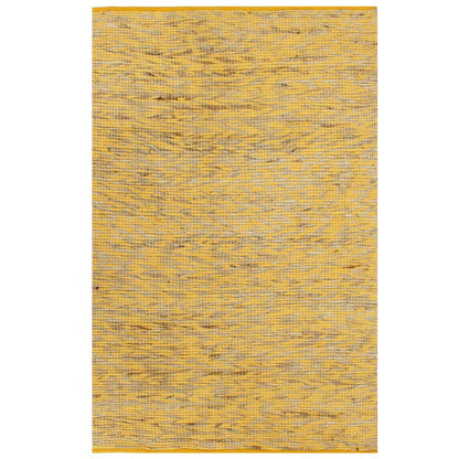 Berkfield Handmade Rug Jute Yellow and Natural 80x160 cm