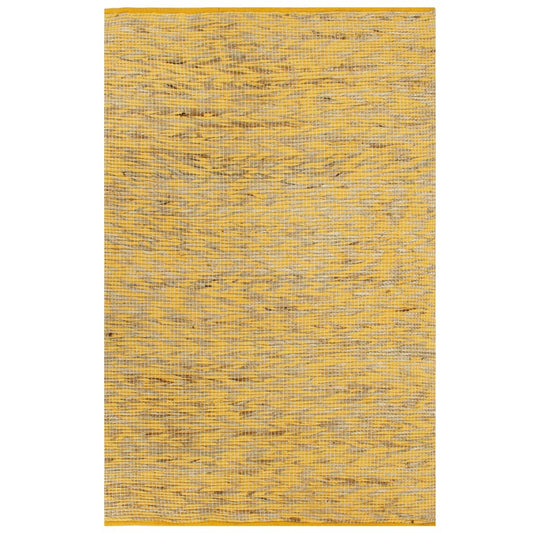 Berkfield Handmade Rug Jute Yellow and Natural 160x230 cm