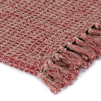 Berkfield Throw Cotton 160x210 cm Burgundy