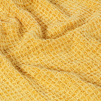 Berkfield Throw Cotton 125x150 cm Mustard Yellow