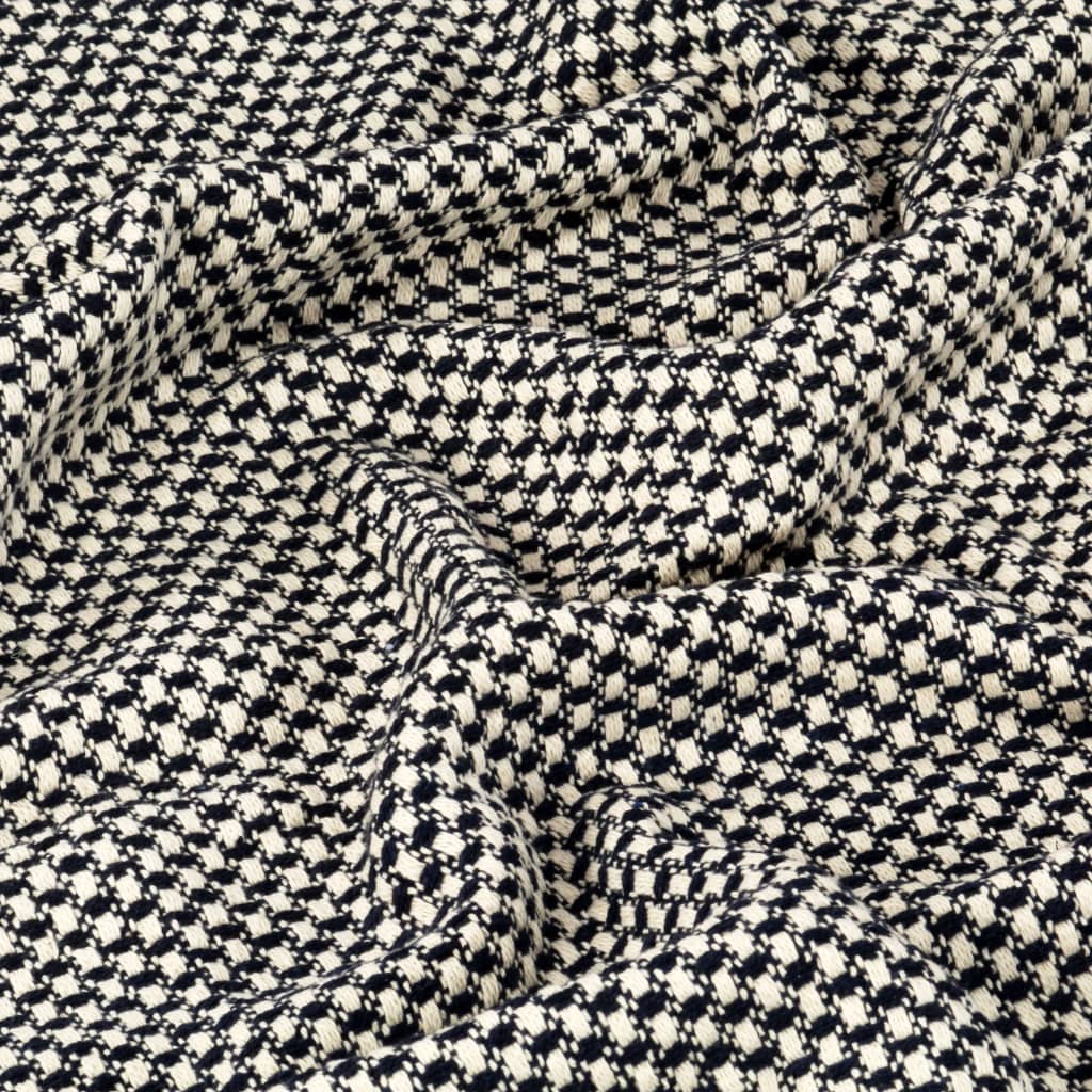 Berkfield Throw Cotton 160x210 cm Navy Blue