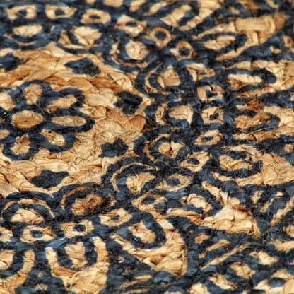Berkfield Placemats 6 pcs Dark Blue 38 cm Round Jute