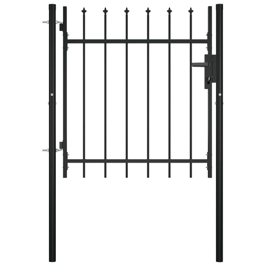 Berkfield Door Fence Gate with Spear Top 100x75 cm