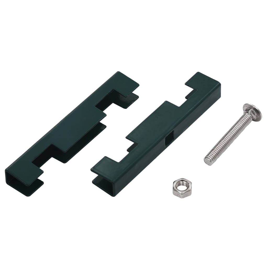 Berkfield Garden U Mat Connector 10 Sets Green
