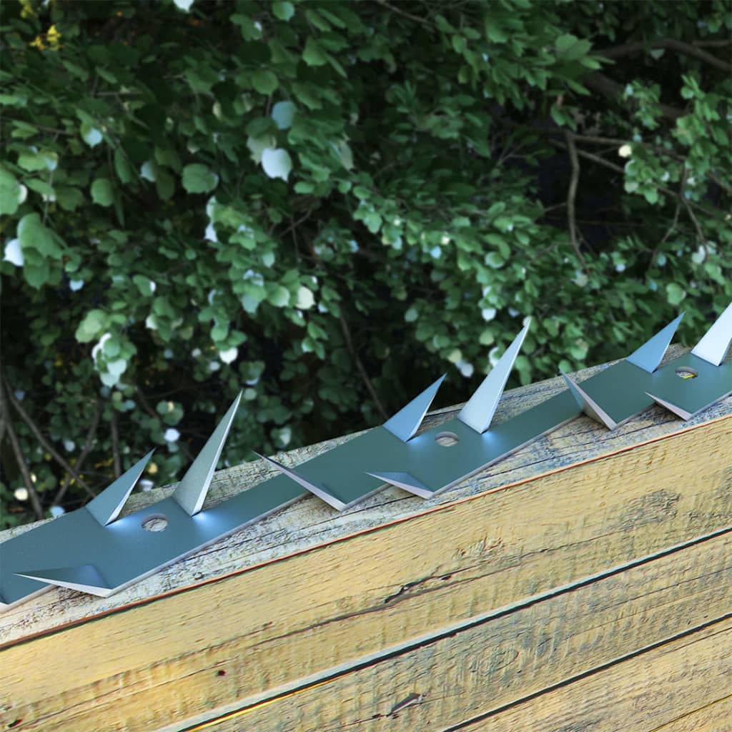 Berkfield Wall Spikes 2 pcs Steel 1 m