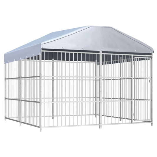 Berkfield Outdoor Dog Kennel with Roof 300x300x200 cm