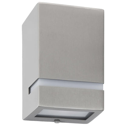 Berkfield Outdoor Wall Lights 2 pcs 35 W Silver Rectangular