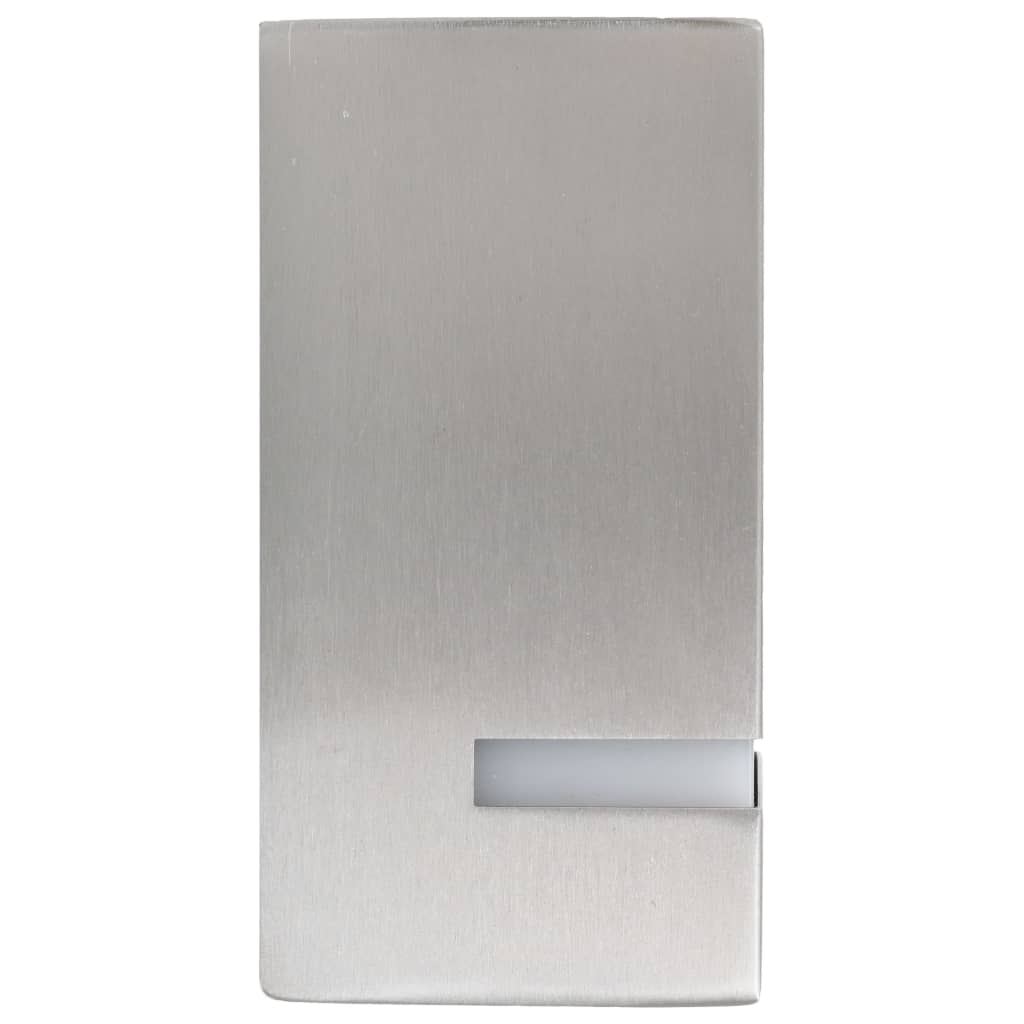Berkfield Outdoor Wall Lights 2 pcs 35 W Silver Rectangular