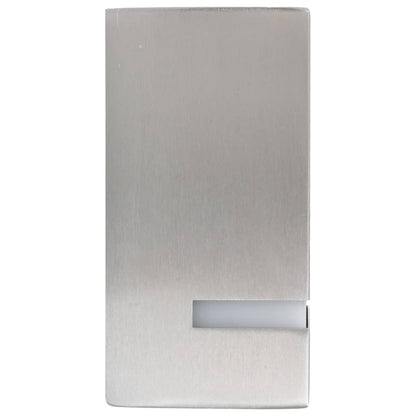 Berkfield Outdoor Wall Lights 2 pcs 35 W Silver Rectangular