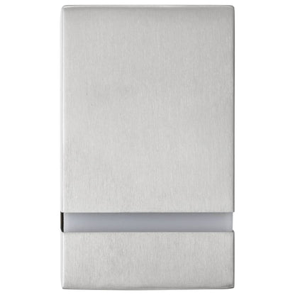 Berkfield Outdoor Wall Lights 2 pcs 35 W Silver Rectangular