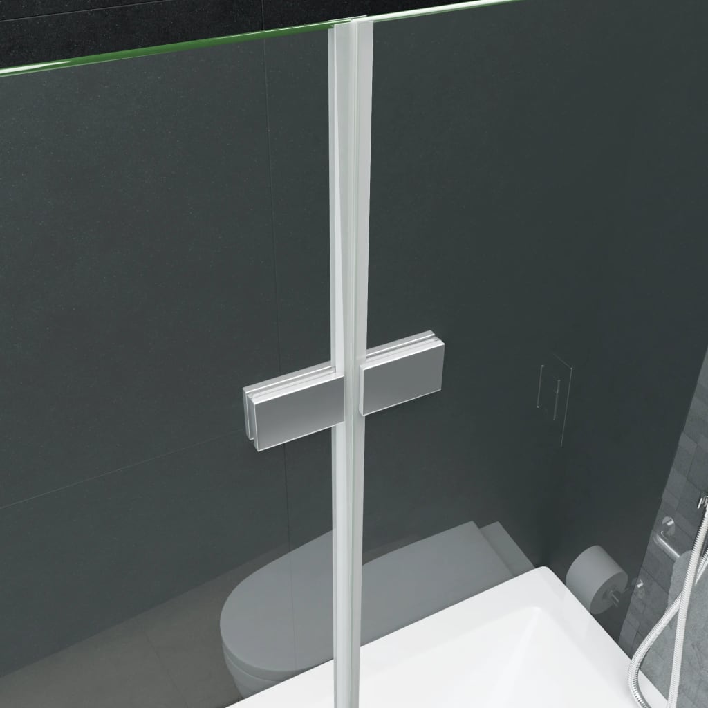 Berkfield Bi-Folding Shower Enclosure ESG 120x68x130 cm