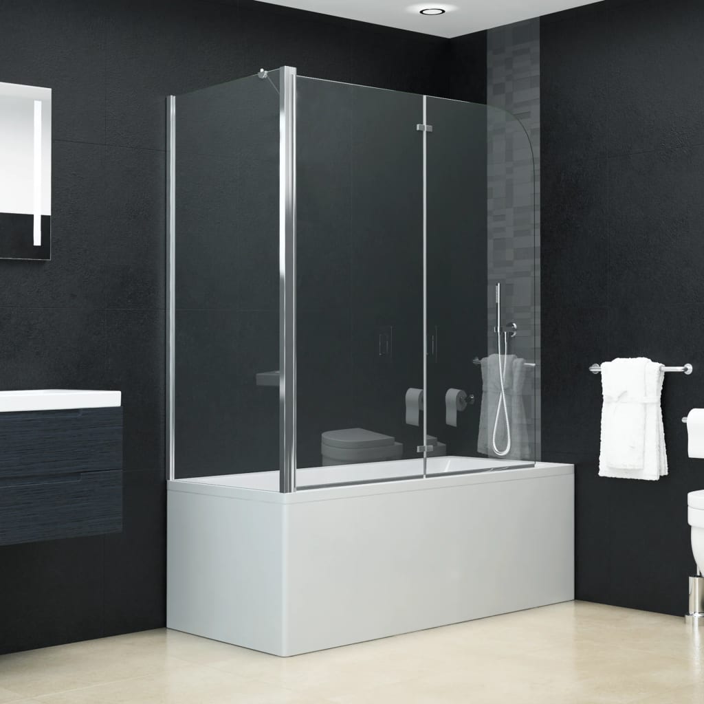 Berkfield Bi-Folding Shower Enclosure ESG 120x68x130 cm