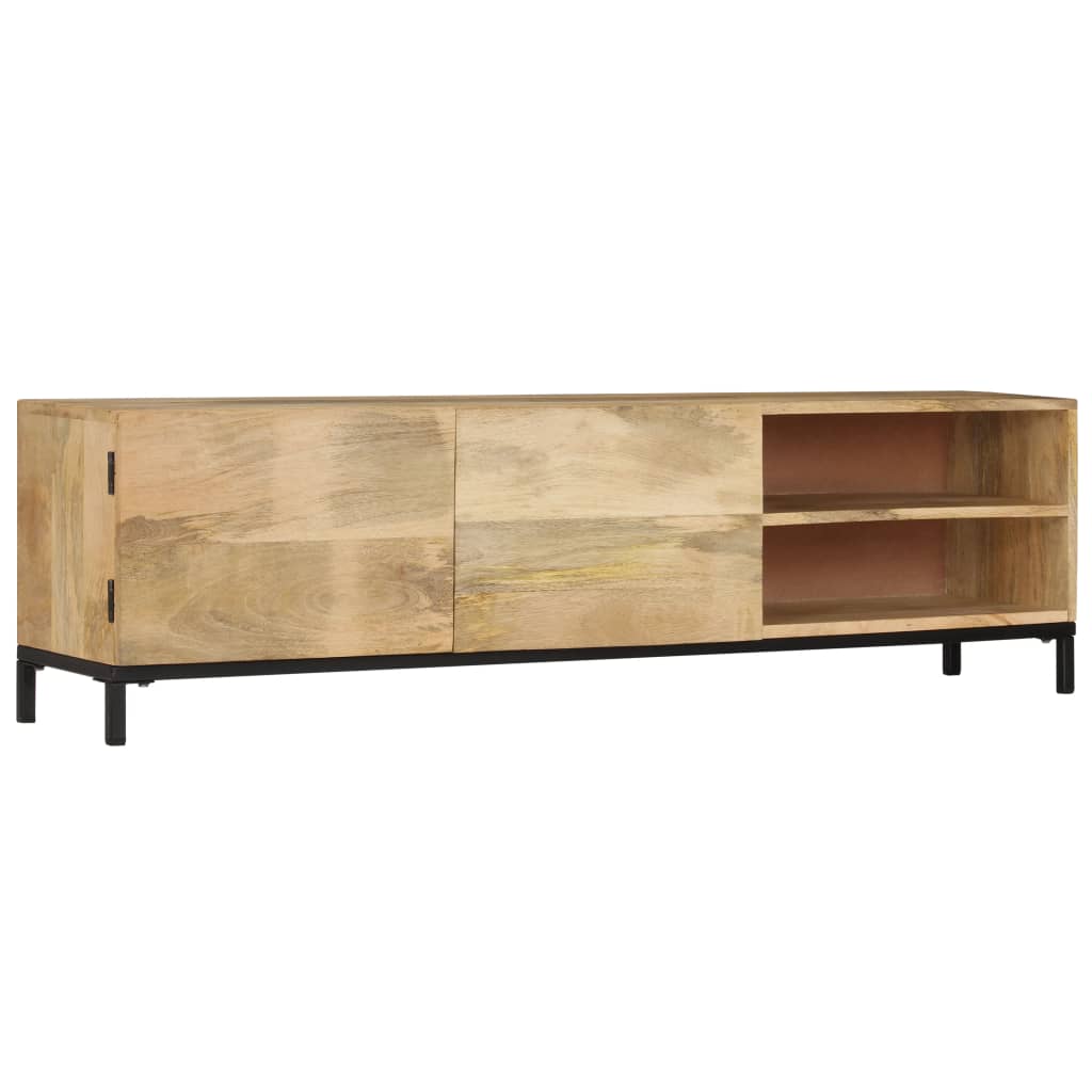 Berkfield TV Cabinet 145x30x41 cm Solid Mango Wood