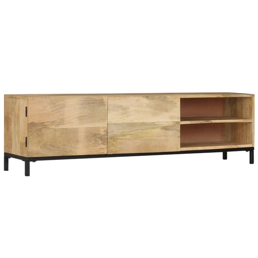 Berkfield TV Cabinet 145x30x41 cm Solid Mango Wood